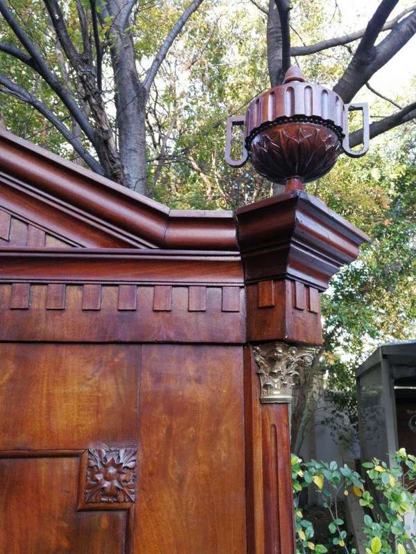 A Dutch Louis XVI Period Mahogany Armoire, Circa 1790
