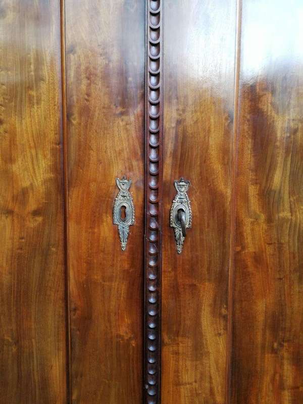 A Dutch Louis XVI Period Mahogany Armoire, Circa 1790