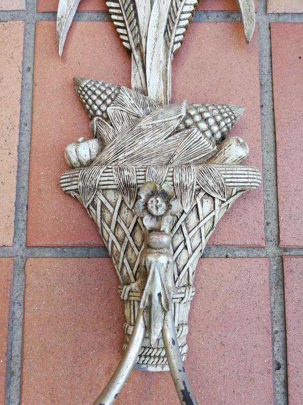 Pair of large size wall sconces