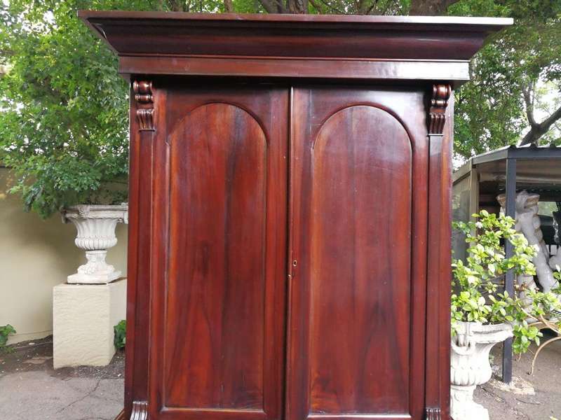 19th Century Cape Stinkwood Linen Press Circa 1860s