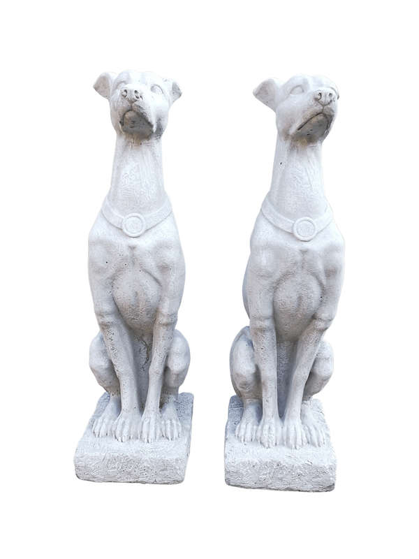 Pair Concrete Dog (Style 2)