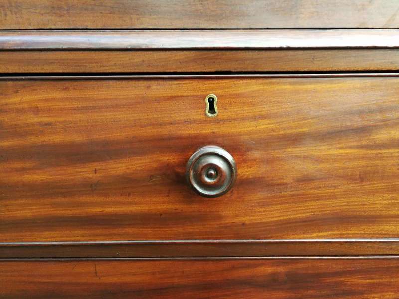A Late 19th/ Early 20th  Century Victorian Mahogany Linen Press