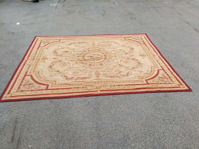 A Handmade French Aubusson Carpet / Rug