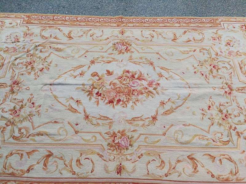 A Handmade French Aubusson Carpet / Rug - ND (No Discount)