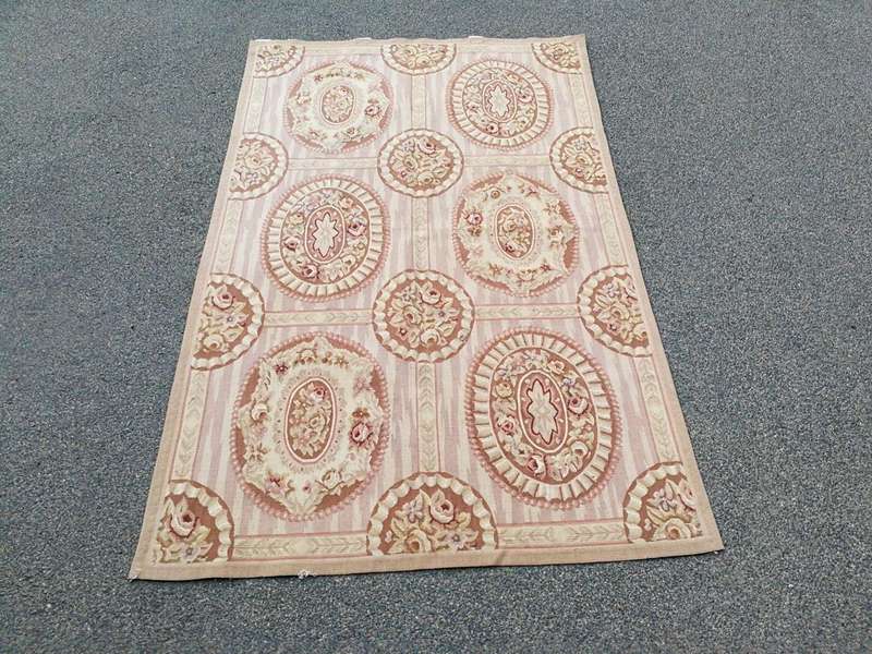 A Handmade French Aubusson Carpet / Rug