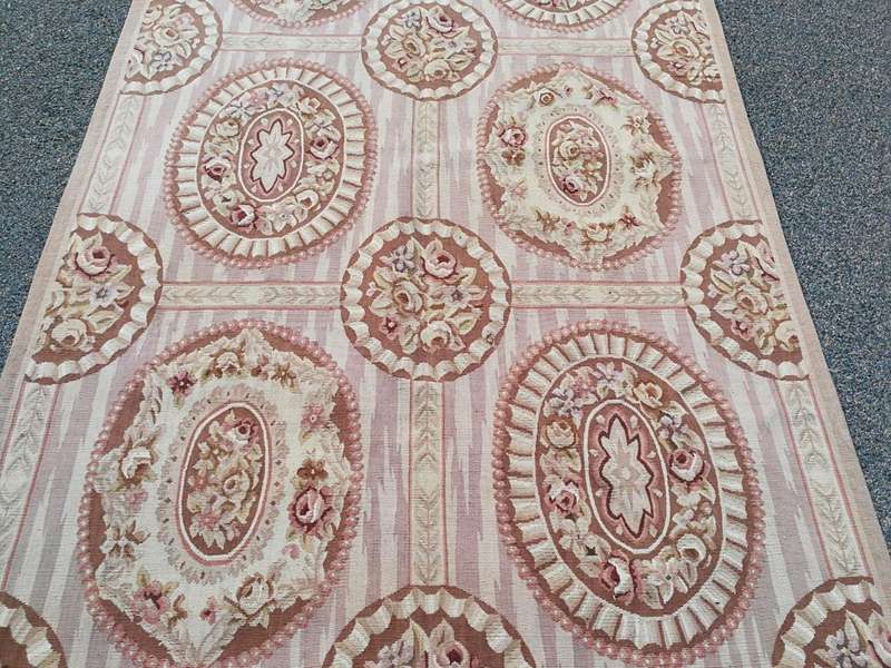 A Handmade French Aubusson Carpet / Rug