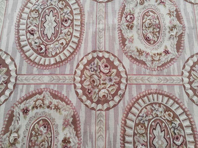 A Handmade French Aubusson Carpet / Rug
