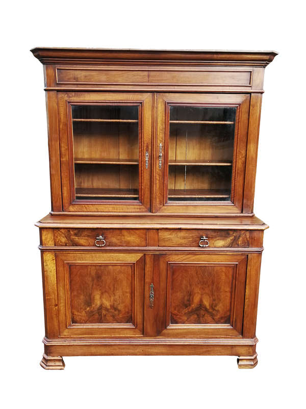 A 19th Century Fench Cherrywood Display Cabinet