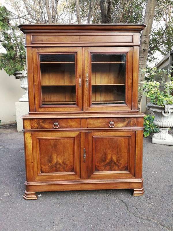 A 19th Century Fench Cherrywood Display Cabinet