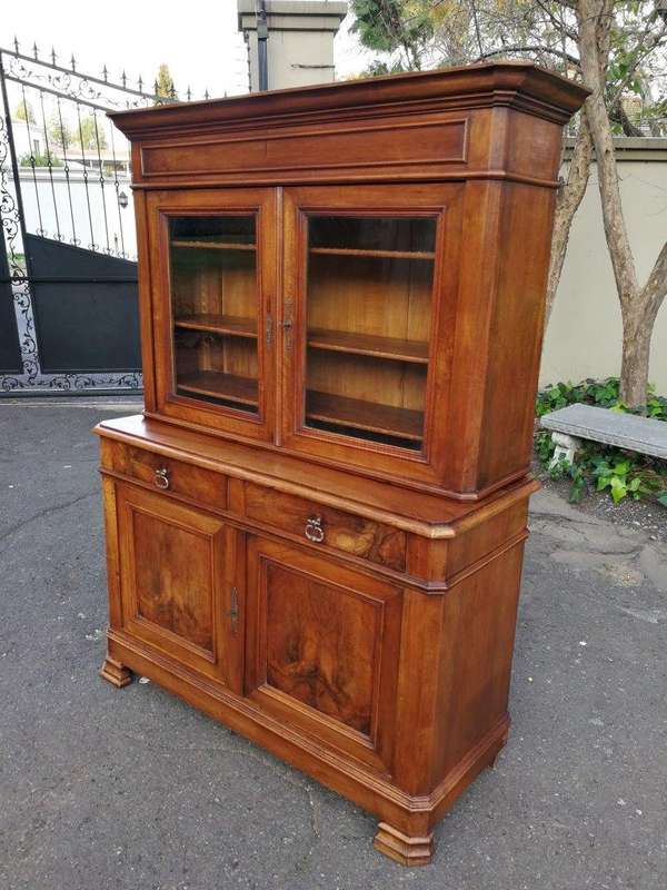 A 19th Century Fench Cherrywood Display Cabinet