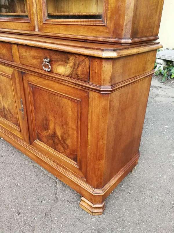 A 19th Century Fench Cherrywood Display Cabinet