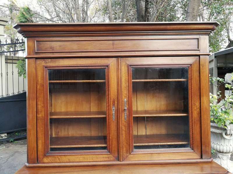 A 19th Century Fench Cherrywood Display Cabinet