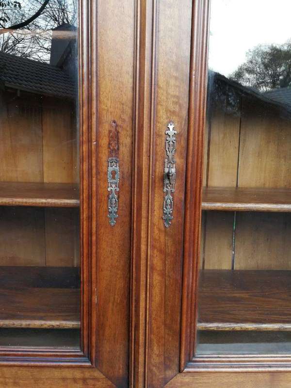 A 19th Century Fench Cherrywood Display Cabinet