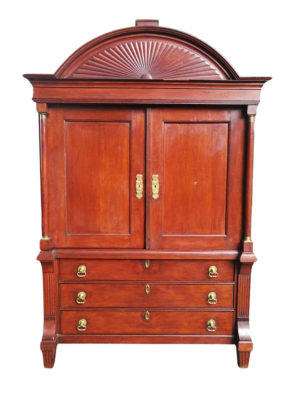 A 19th Century Mahogany Linen Press