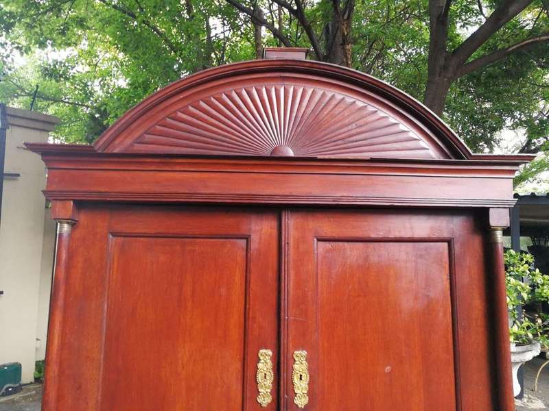 A 19th Century Mahogany Linen Press