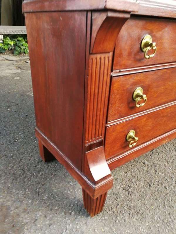 A 19th Century Mahogany Linen Press