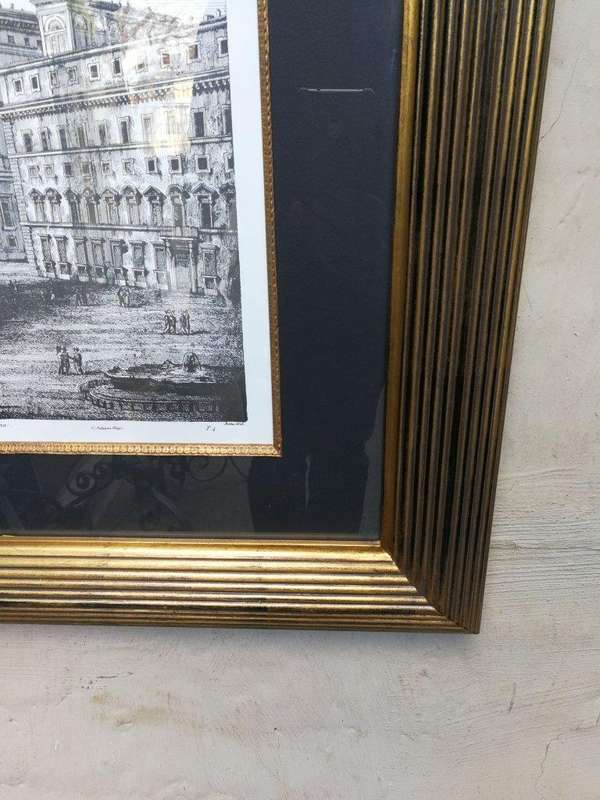 A Veduta Della Colonna Antonina, O Sia Piazza Colonna (Column Of Marcus Aurelius) Etching Print I...