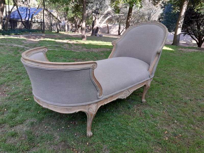 A French Painted Chaise Longue ND