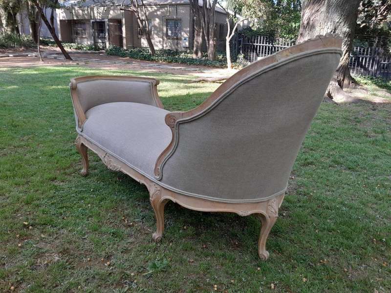 A French Painted Chaise Longue ND