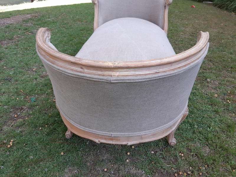 A French Painted Chaise Longue ND