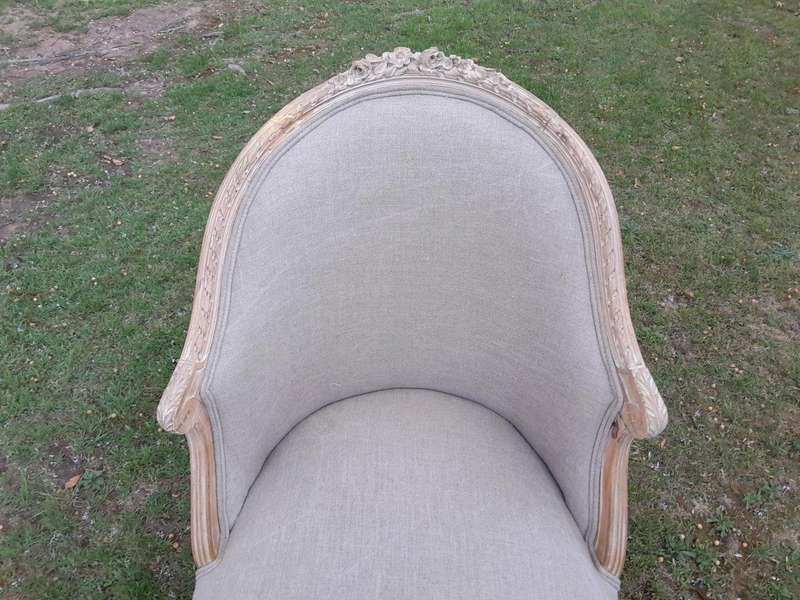 A French Painted Chaise Longue ND