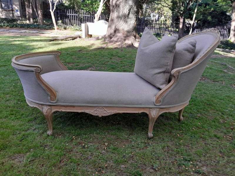 A French Painted Chaise Longue ND
