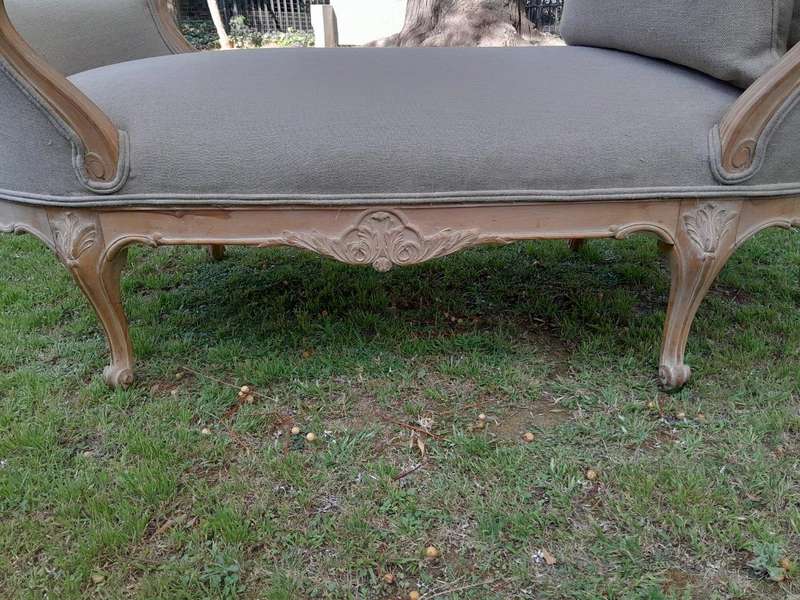 A French Painted Chaise Longue ND