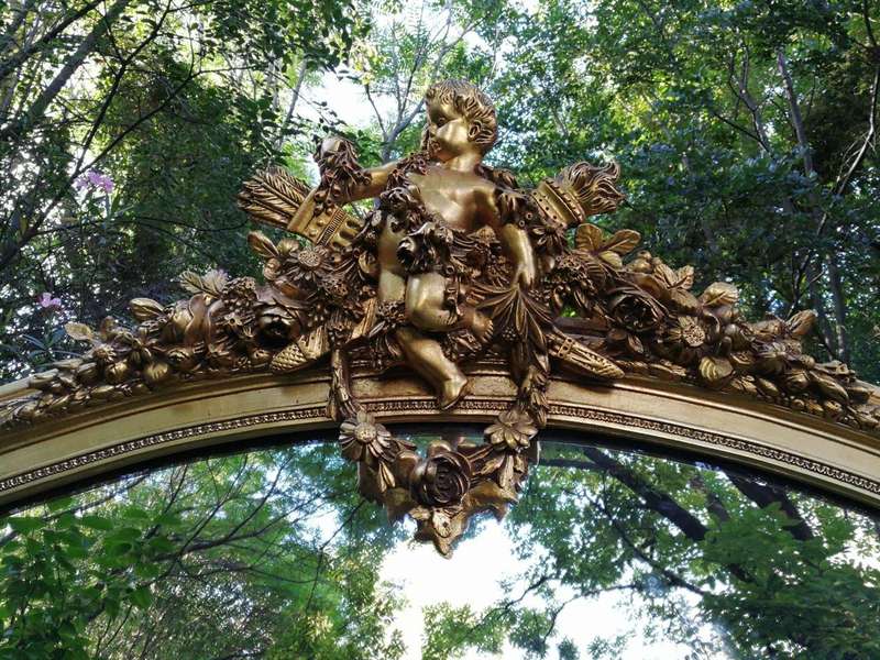 A Continental Carved Giltwood Mirror