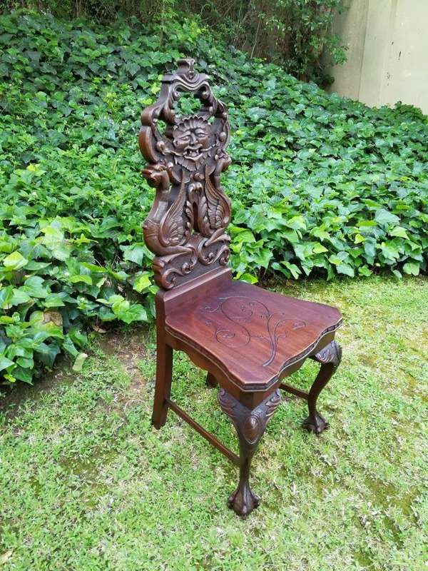 A 20th Century Oriental Hardwood Chair