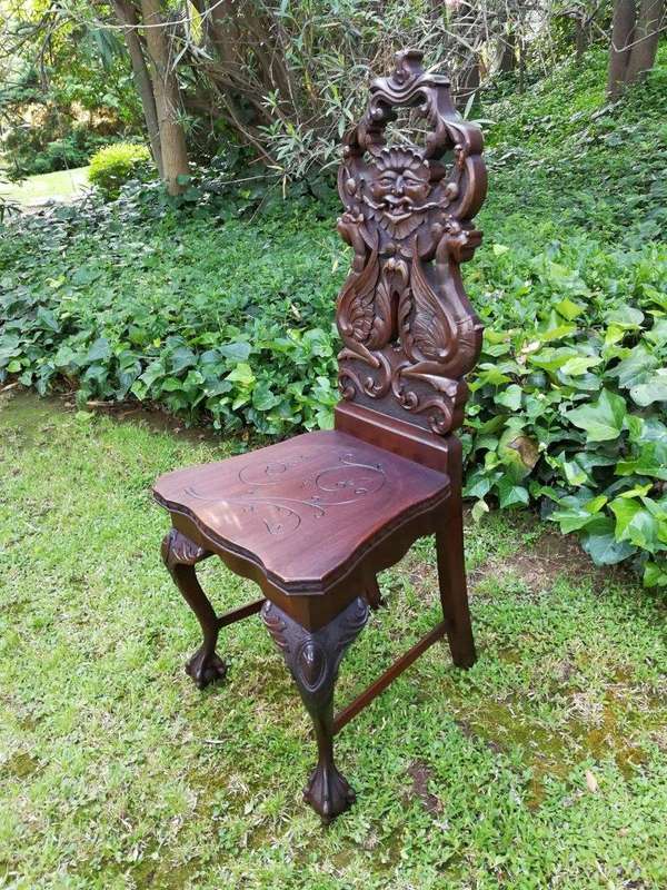A 20th Century Oriental Hardwood Chair