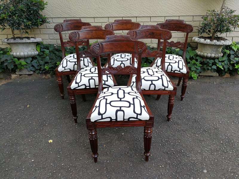 A Set Of Six William IV Mahogany Chairs