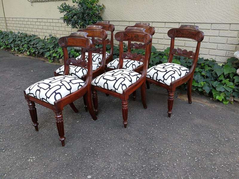 A Set Of Six William IV Mahogany Chairs