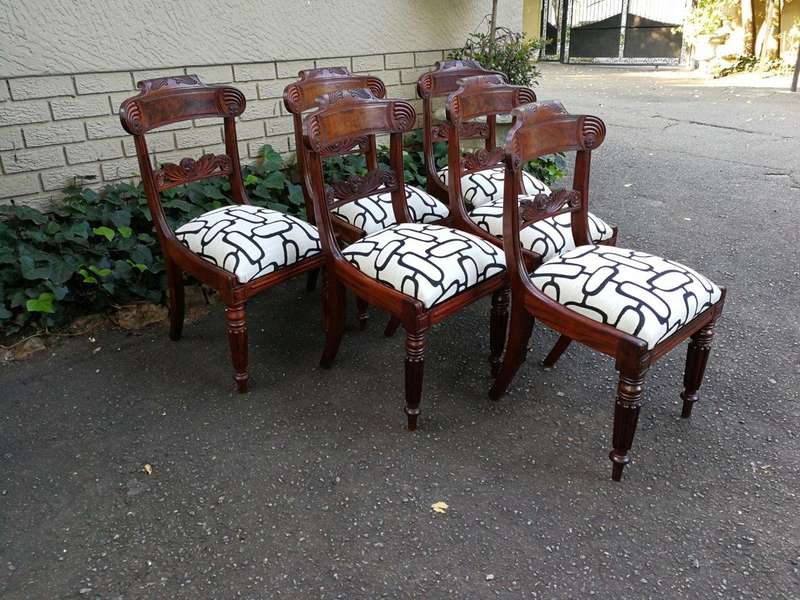 A Set Of Six William IV Mahogany Chairs