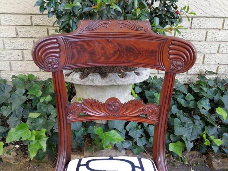 A Set Of Six William IV Mahogany Chairs