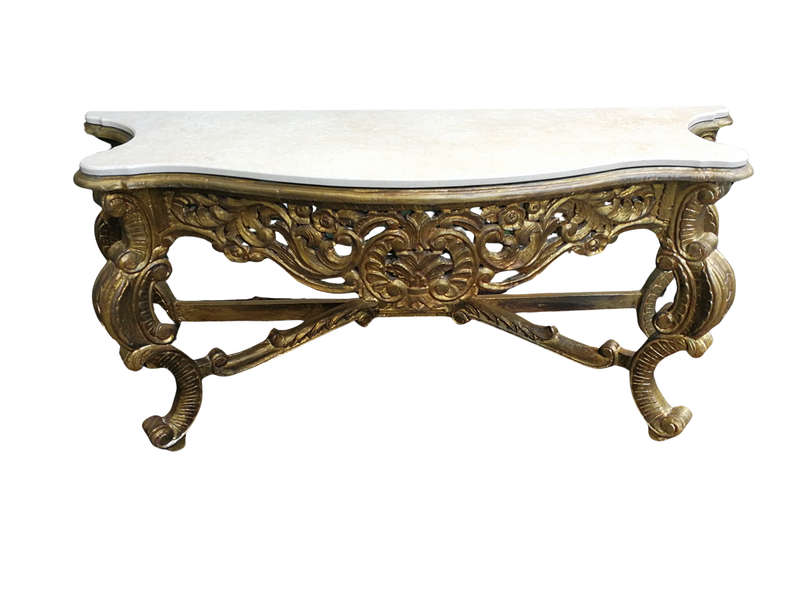 An Ornate Carved Wooden Table