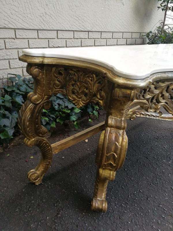 An Ornate Carved Wooden Table