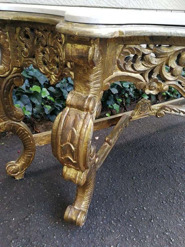 An Ornate Carved Wooden Table