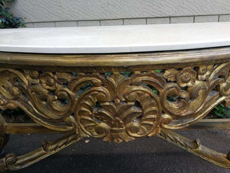 An Ornate Carved Wooden Table