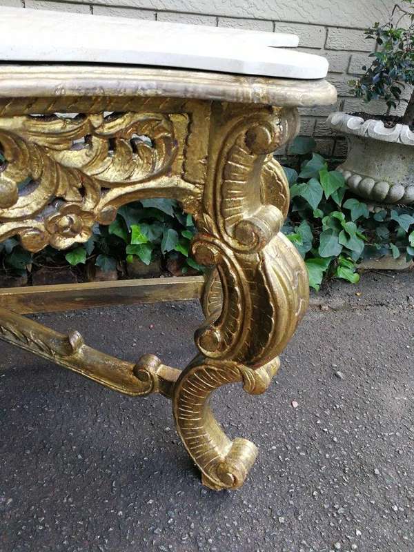 An Ornate Carved Wooden Table
