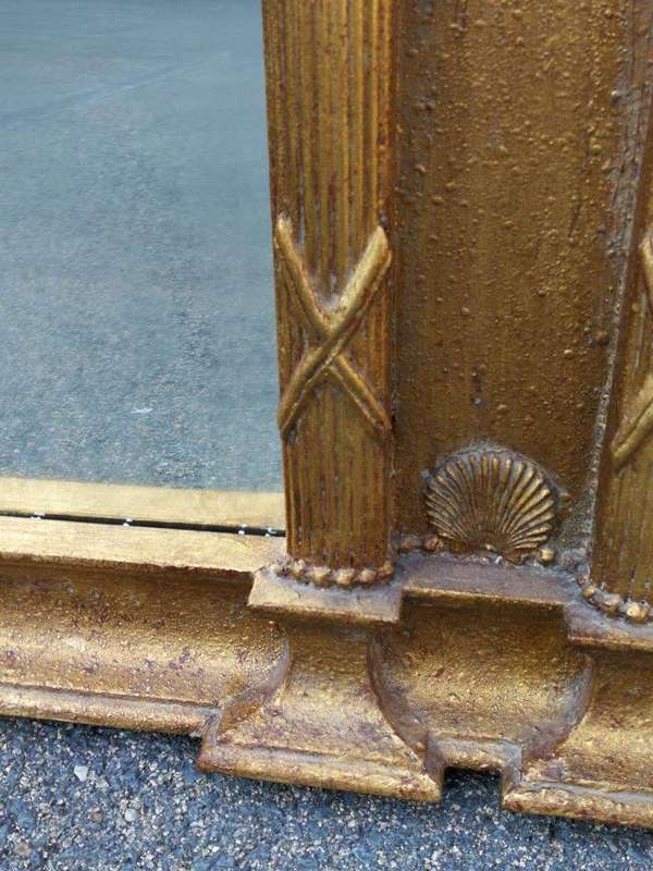 A Regency Gilt And Wood Bevelled Mirror