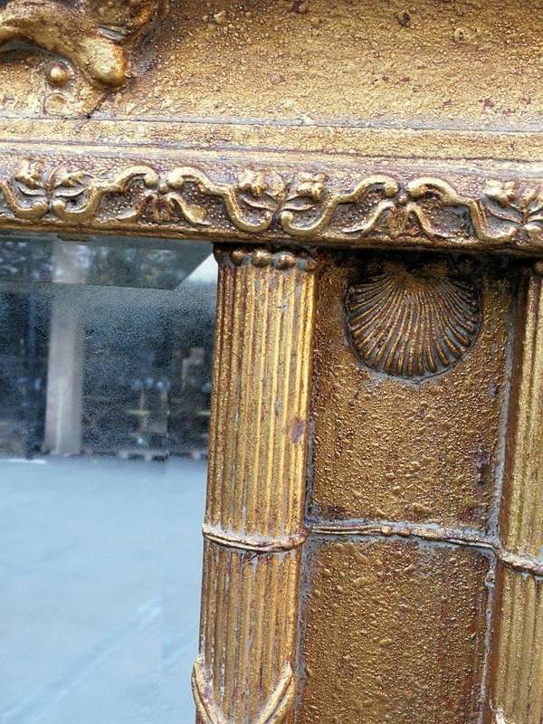 A Regency Gilt And Wood Bevelled Mirror