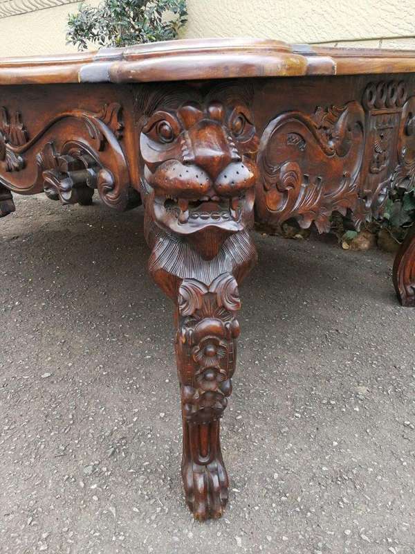 A 20th Century Rare French Baroque Style Entrance / Console / Drinks / Sofa Table