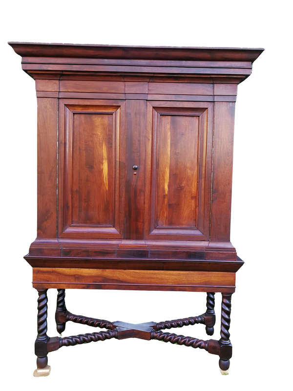 A19th Century-style Cape Blackwood Drinks Cabinet, Circa 20th Century