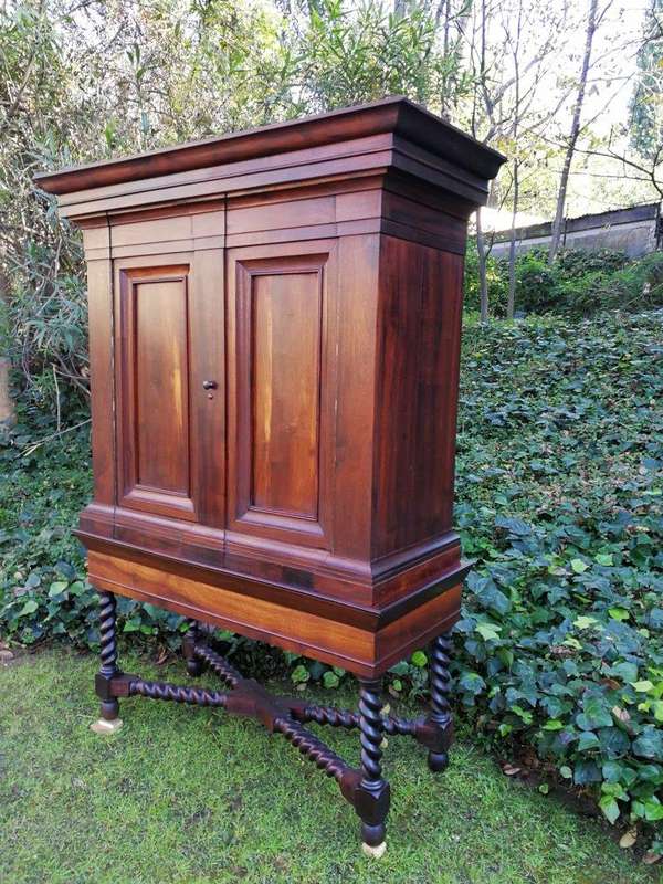 A19th Century-style Cape Blackwood Drinks Cabinet, Circa 20th Century