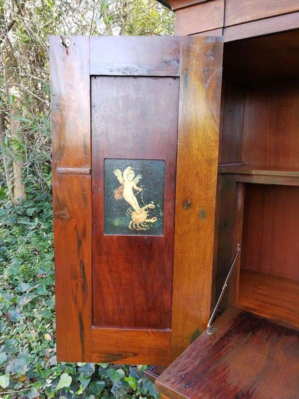 A19th Century-style Cape Blackwood Drinks Cabinet, Circa 20th Century