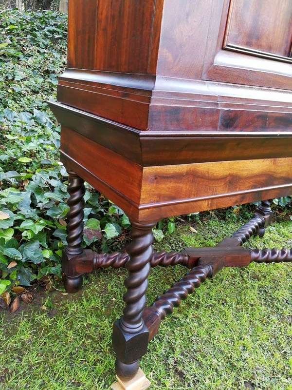 A19th Century-style Cape Blackwood Drinks Cabinet, Circa 20th Century