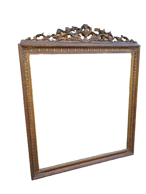 A Gilt-painted Wooden and Composite Mirror, Circa 20th Century