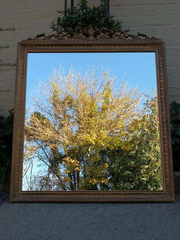 A Gilt-painted Wooden and Composite Mirror, Circa 20th Century