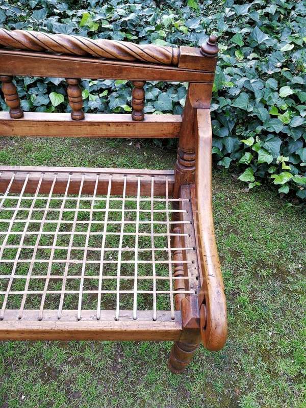 A Late 18th/early 19th Century Cape Yellowwood Riempie Bench