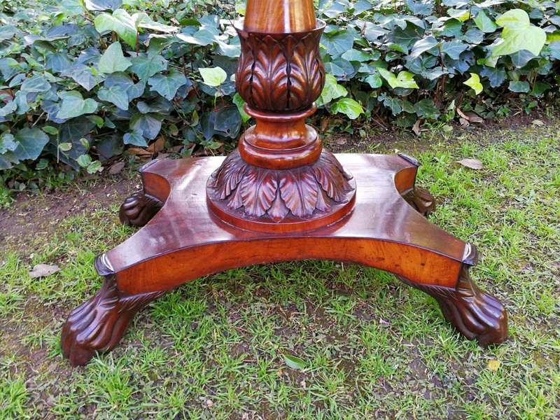 A Victorian Mahogany Folding Tea Table